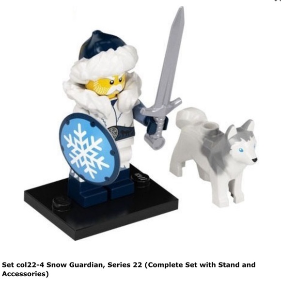 Lego Series 22 Snow Guardian Col389 - Picture 9 of 9